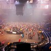 Scene inside Nassau Coliseum after concert is shut down