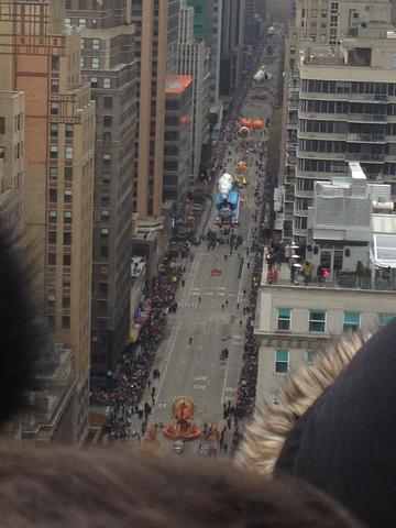 A view of the parade from quite a height!