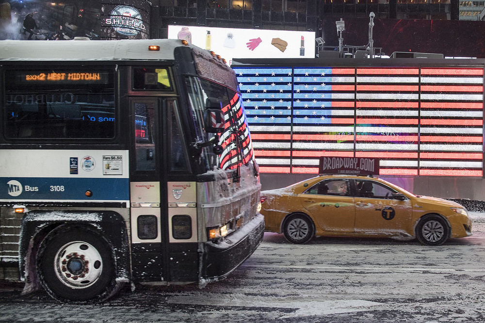 MTA New York City Transit Prepares for Winter Storm